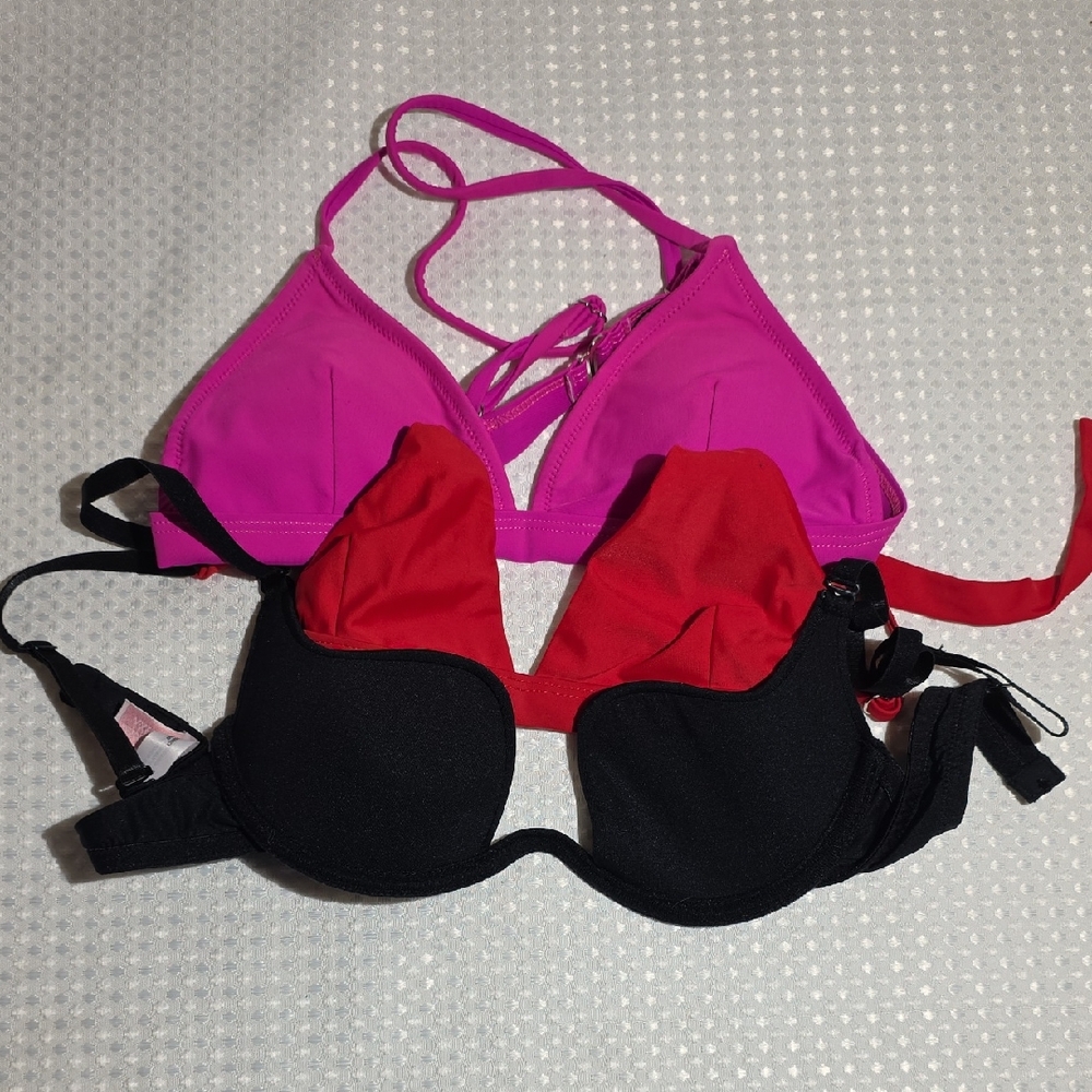 XS Bikini Top Set, Mixed Brand Trio incl Victoria's Secret